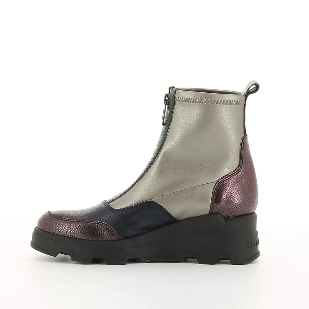 Image (4) de la chaussures Hispanitas - Boots Beige en Cuir et textile Image (4) de la chaussures Hispanitas - Boots Beige en Cuir et textile