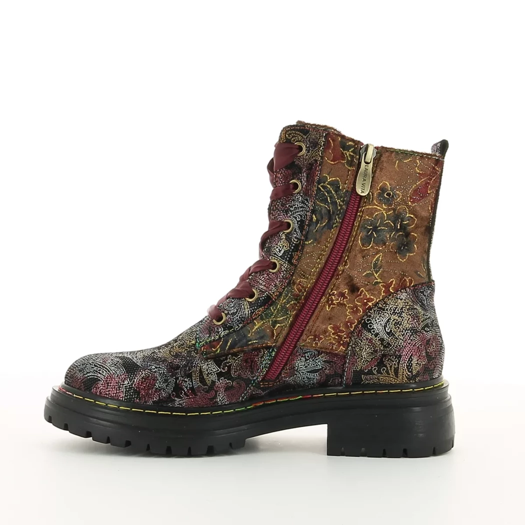 Image (4) de la chaussures Laura Vita - Bottines Bordeaux en Multi-Matières Image (4) de la chaussures Laura Vita - Bottines Bordeaux en Multi-Matières