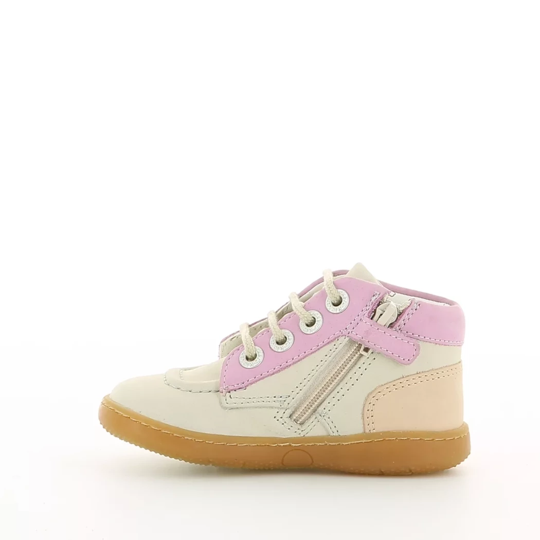 Image (4) de la chaussures Kickers - Bottines Beige en Cuir nubuck Image (4) de la chaussures Kickers - Bottines Beige en Cuir nubuck