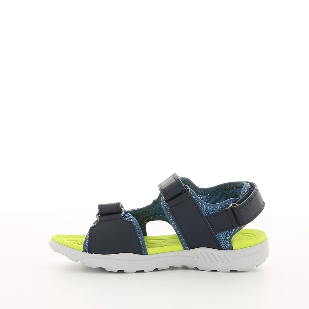 Image (4) de la chaussures Geox - Sandales et Nu-Pieds Bleu en Cuir synthétique