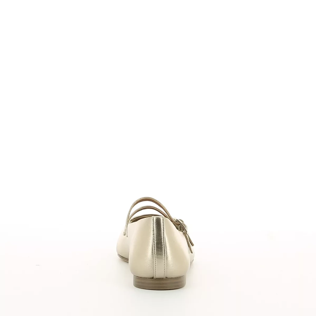 Image (3) de la chaussures Tamaris - Ballerines Or / Bronze / Platine en Cuir