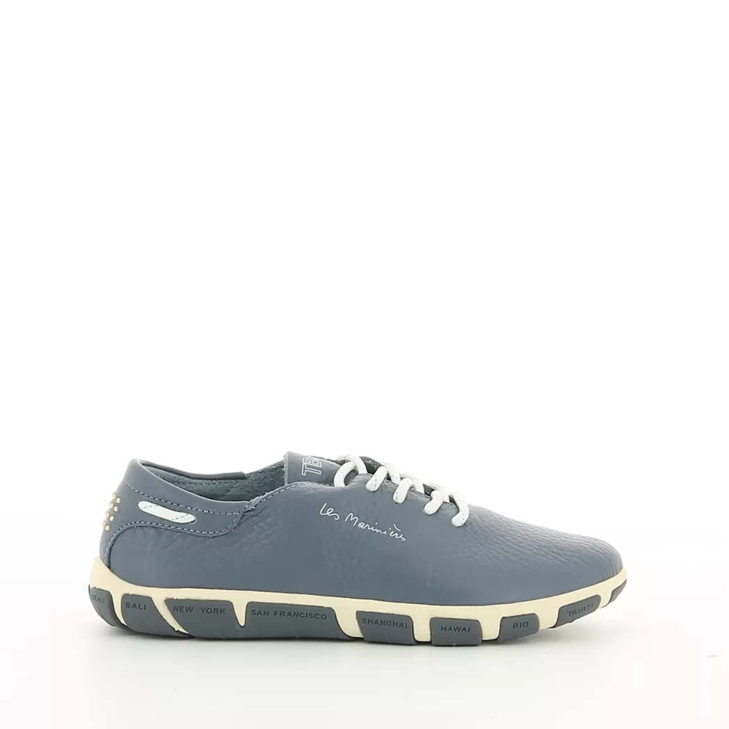 Image (2) de la chaussures Tbs - Baskets Bleu en Cuir Image (2) de la chaussures Tbs - Baskets Bleu en Cuir