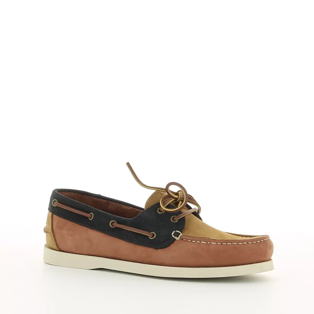 Image (1) de la chaussures Tbs - Chaussures bateau Orange en Cuir nubuck Image (1) de la chaussures Tbs - Chaussures bateau Orange en Cuir nubuck
