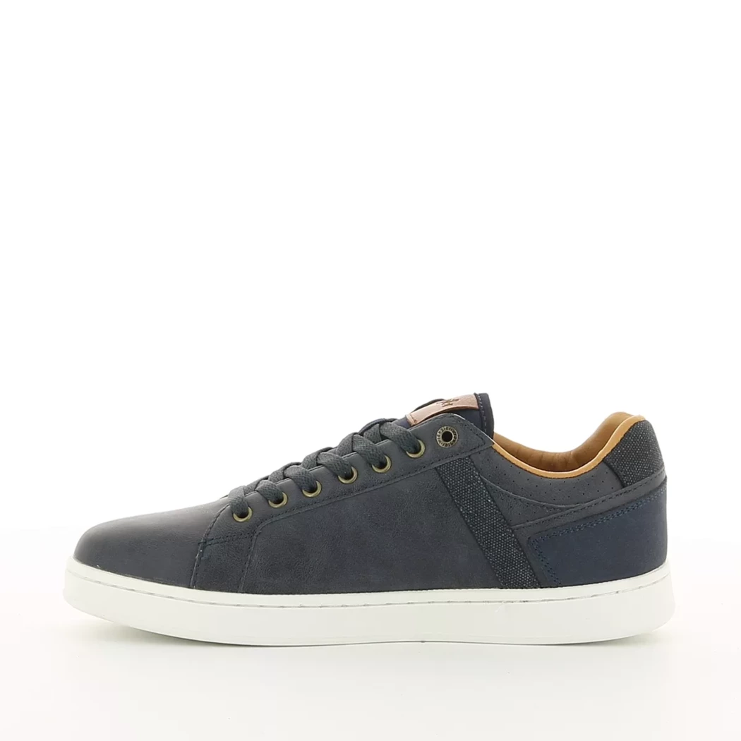 Image (4) de la chaussures Wrangler - Baskets Bleu en Cuir synthétique