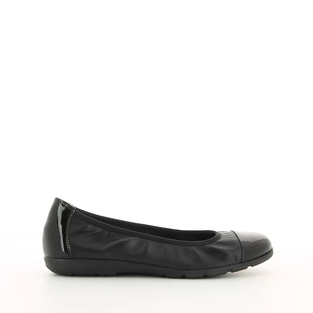 Image (2) de la chaussures Caprice - Ballerines Noir en Cuir
