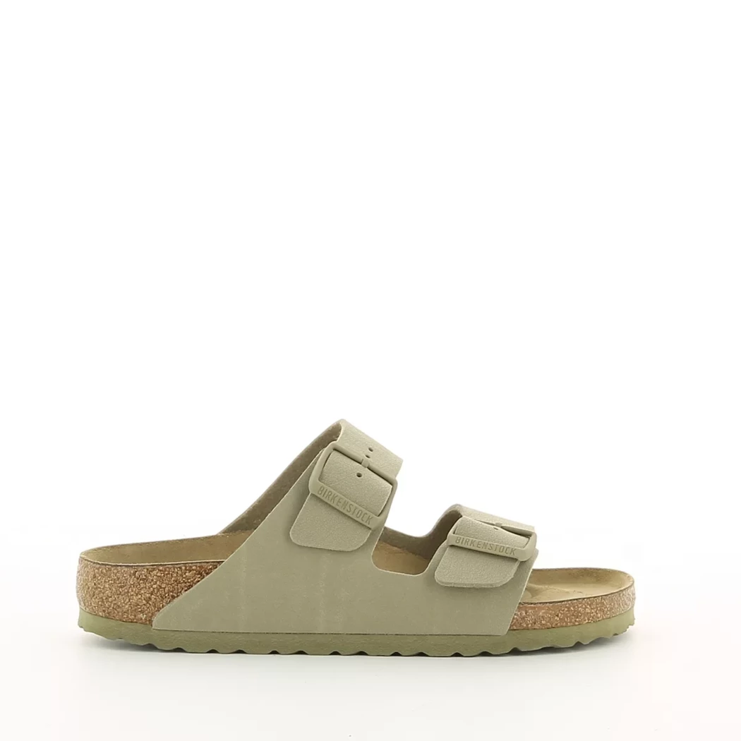 Image (2) de la chaussures Birkenstock - Mules et Sabots Vert en Cuir synthétique Image (2) de la chaussures Birkenstock - Mules et Sabots Vert en Cuir synthétique