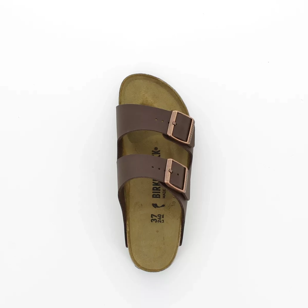 Image (6) de la chaussures Birkenstock - Mules et Sabots Marron en Cuir synthétique Image (6) de la chaussures Birkenstock - Mules et Sabots Marron en Cuir synthétique