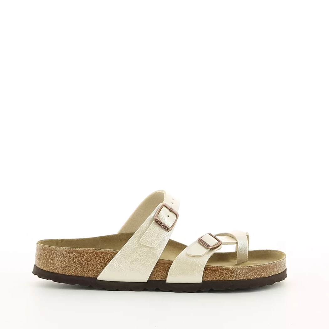 Image (2) de la chaussures Birkenstock - Mules et Sabots Beige en Cuir synthétique Image (2) de la chaussures Birkenstock - Mules et Sabots Beige en Cuir synthétique