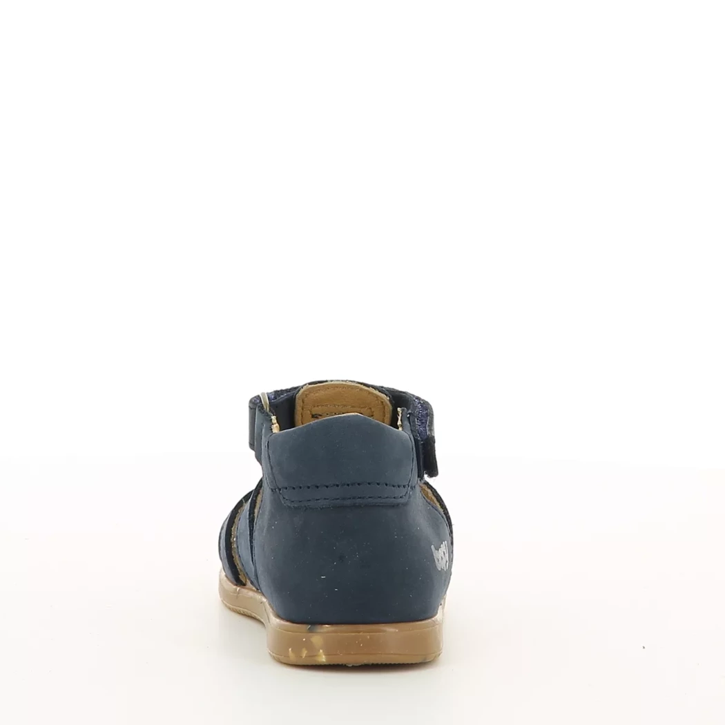 Image (3) de la chaussures Bopy - Sandales et Nu-Pieds Bleu en Cuir nubuck