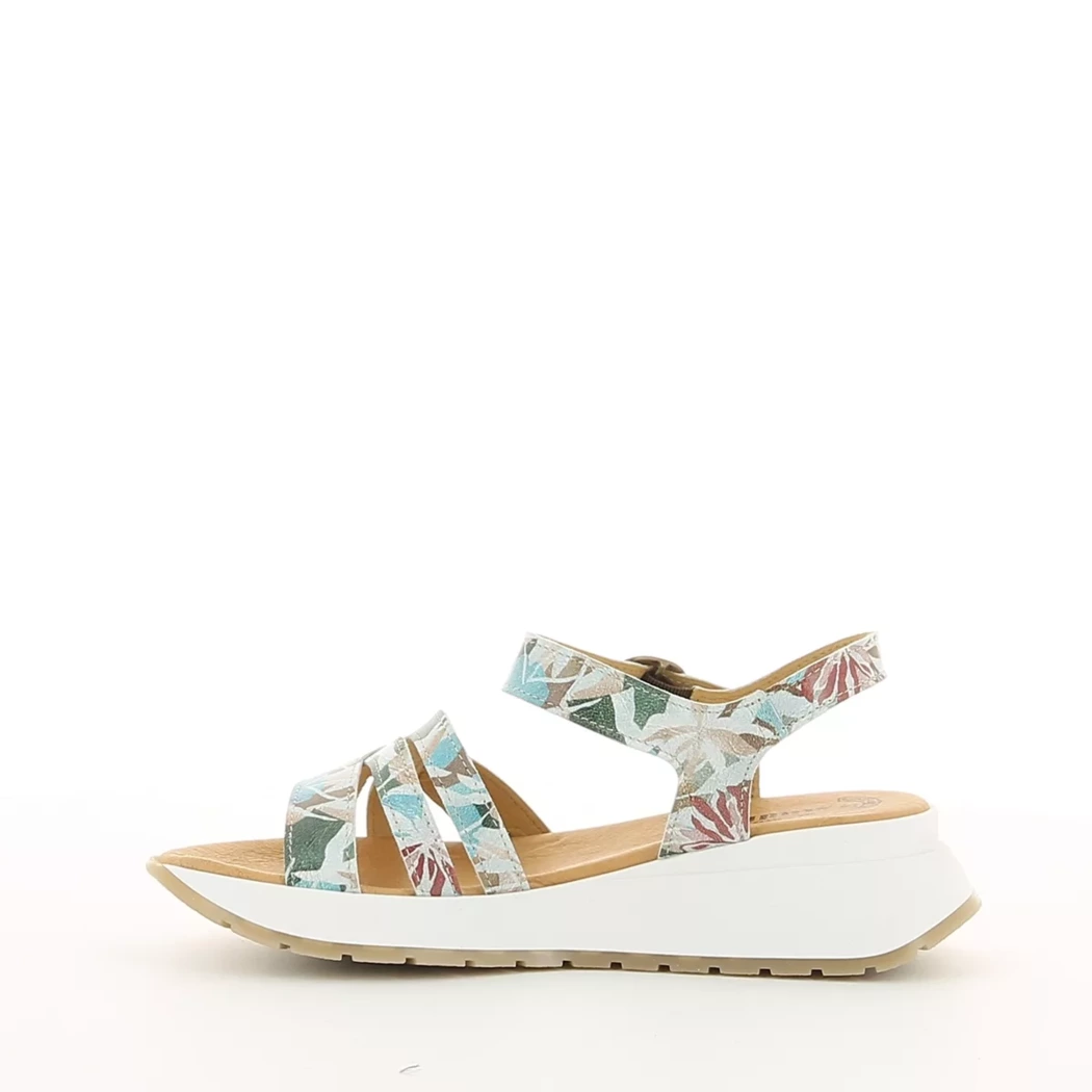 Image (4) de la chaussures Diabolo Studio - Sandales et Nu-Pieds Multicolore en Cuir
