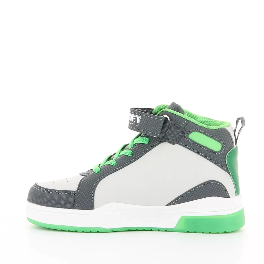 Image (4) de la chaussures Minecraft - Baskets Gris en Cuir synthétique