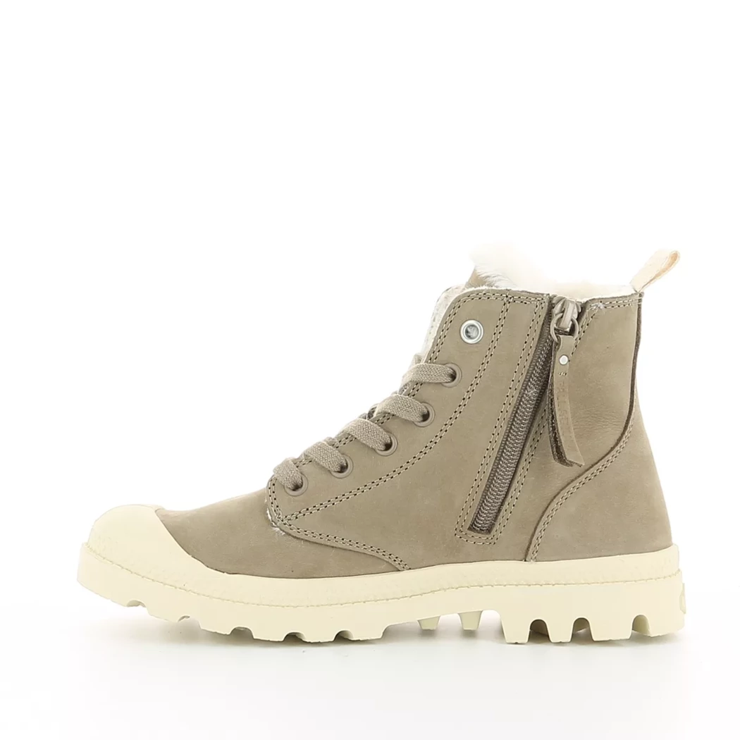 Image (4) de la chaussures Palladium - Bottines Taupe en Cuir nubuck