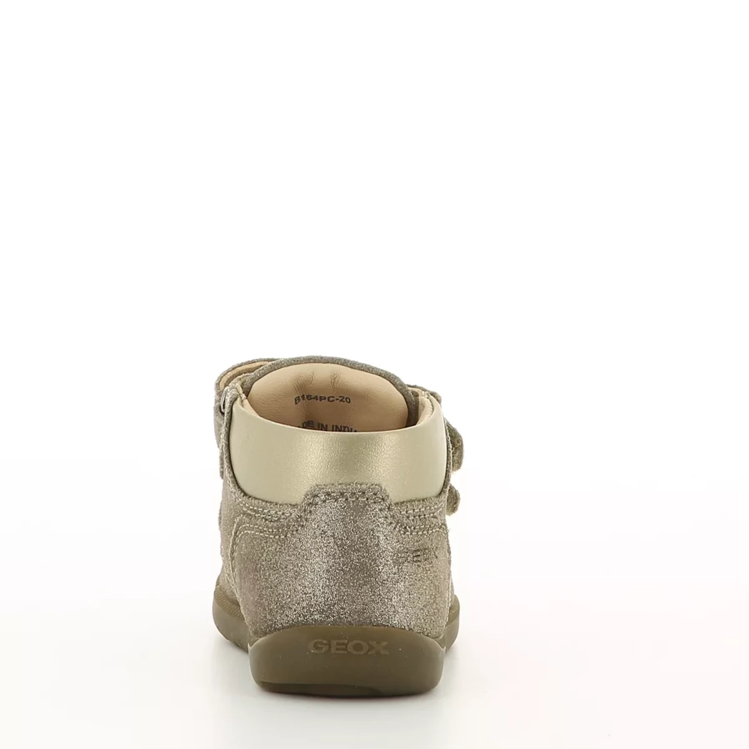 Image (3) de la chaussures Geox - Bottines Taupe en Cuir synthétique Image (3) de la chaussures Geox - Bottines Taupe en Cuir synthétique