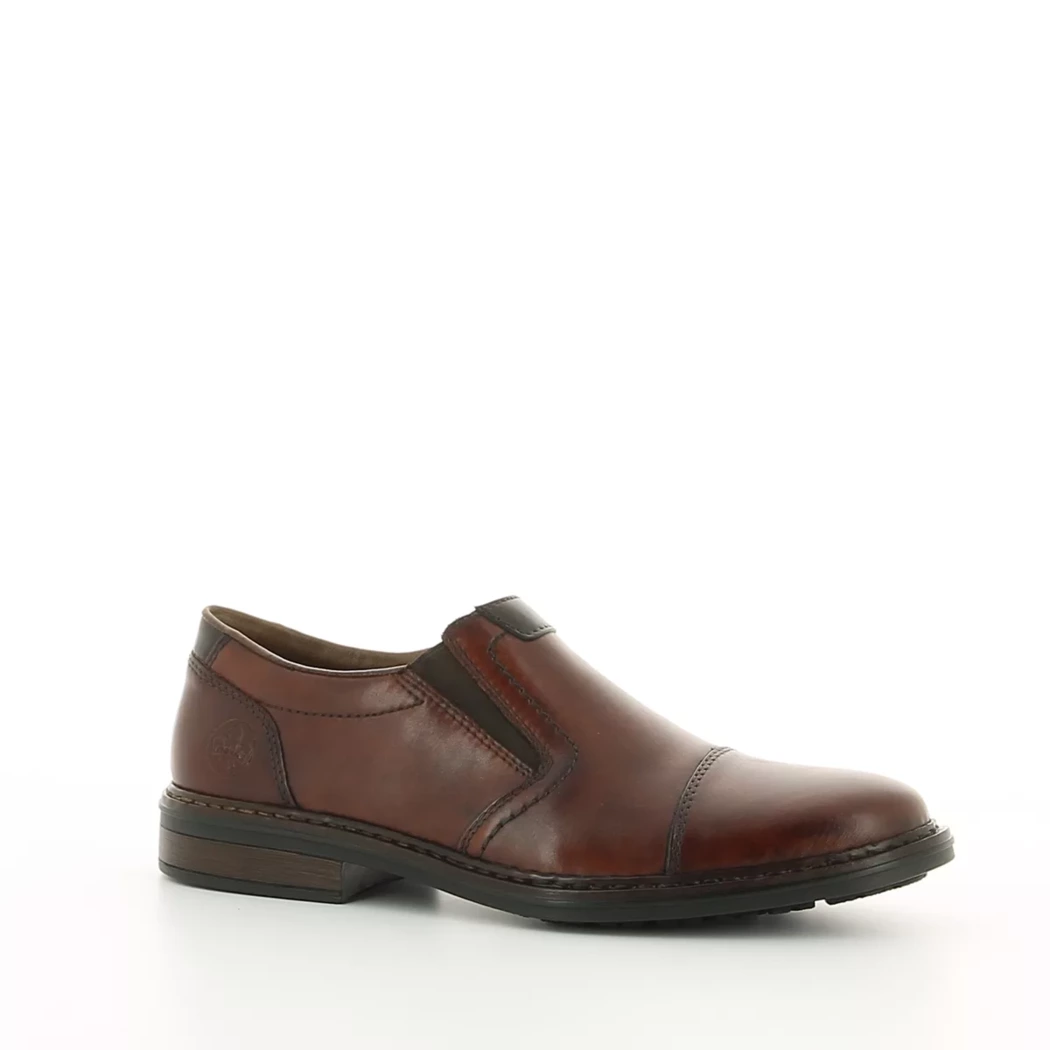 Image (1) de la chaussures Rieker - Mocassins Cuir naturel / Cognac en Cuir