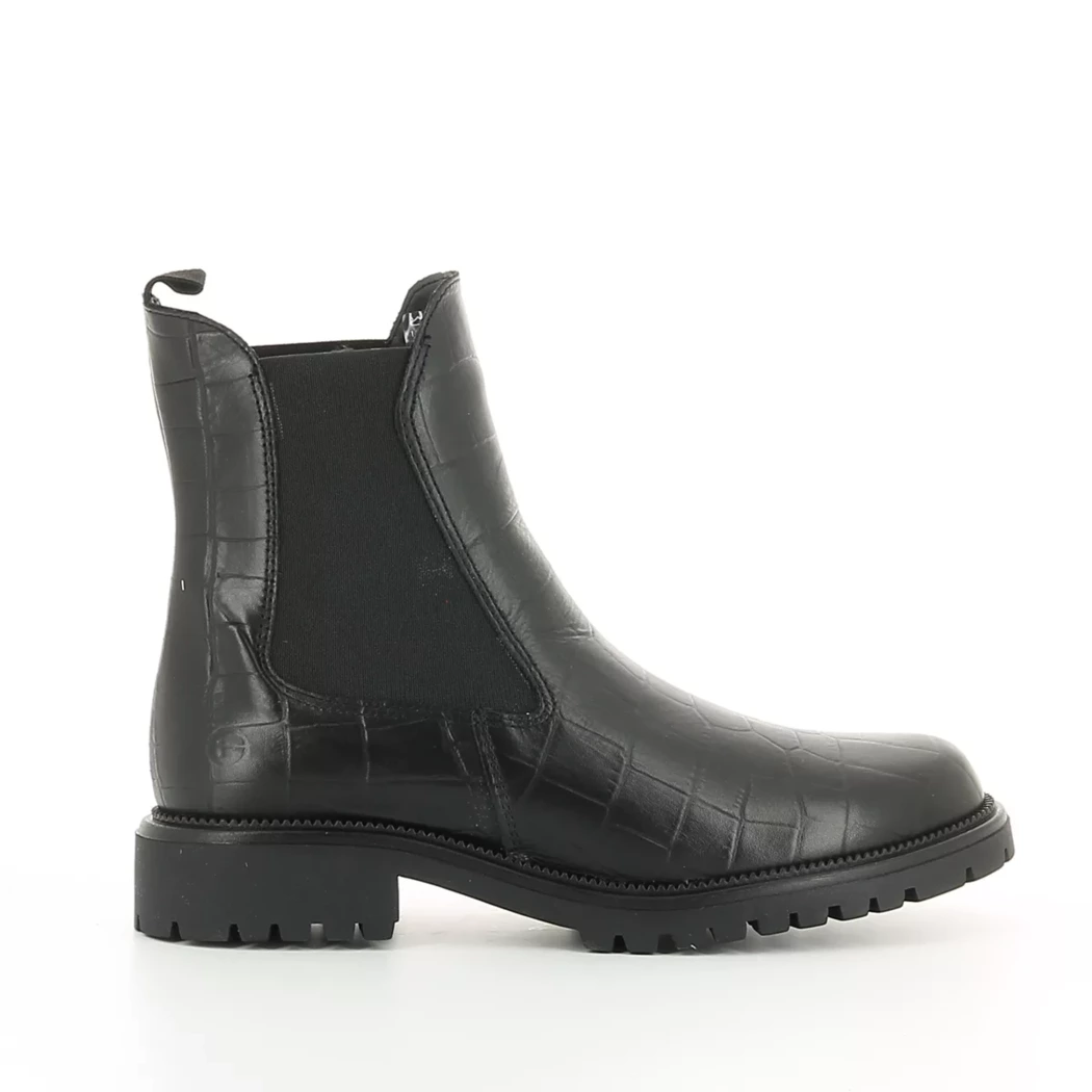 Image (2) de la chaussures Tamaris - Boots Noir en Cuir