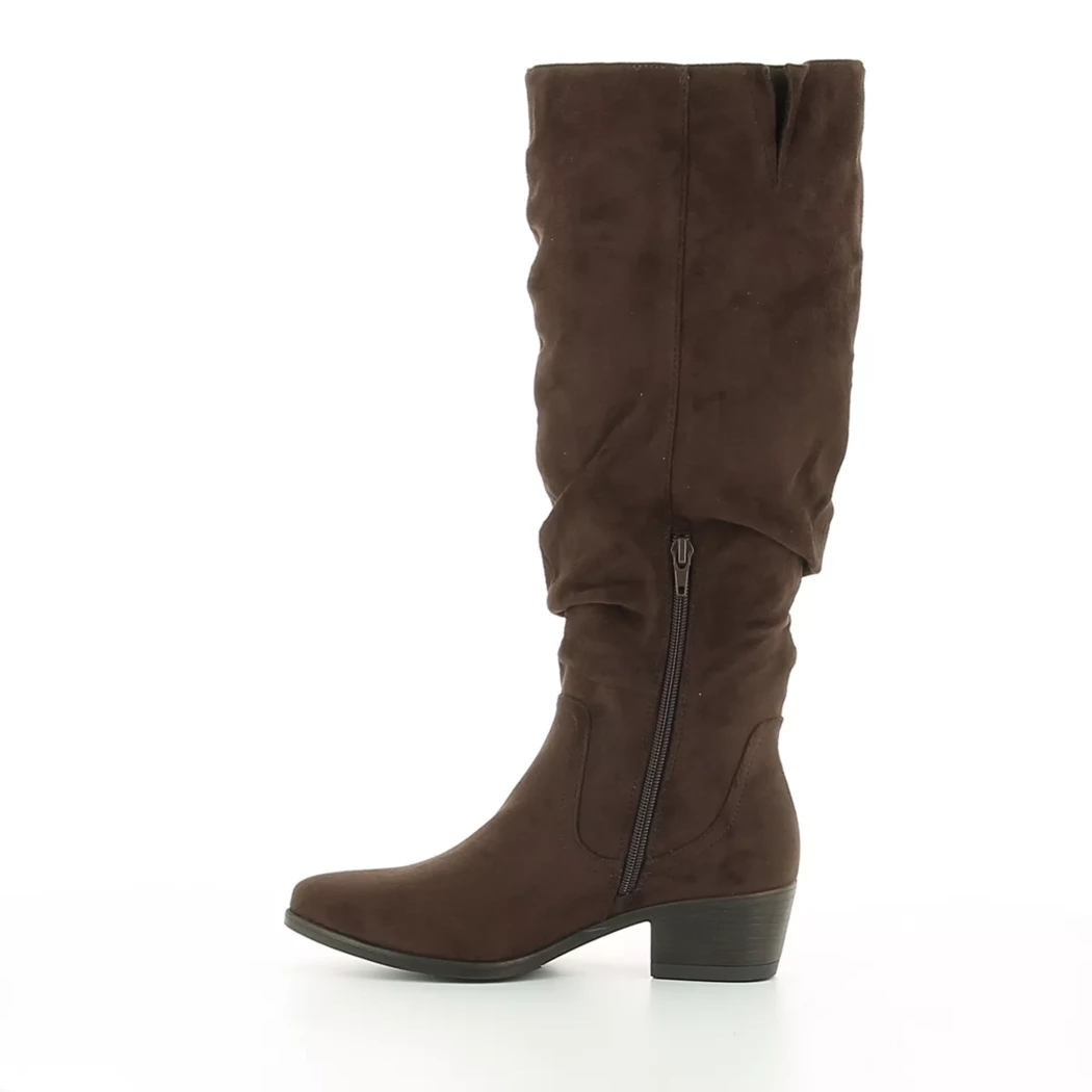 Image (4) de la chaussures Divina - Boots Marron en Cuir nubuck