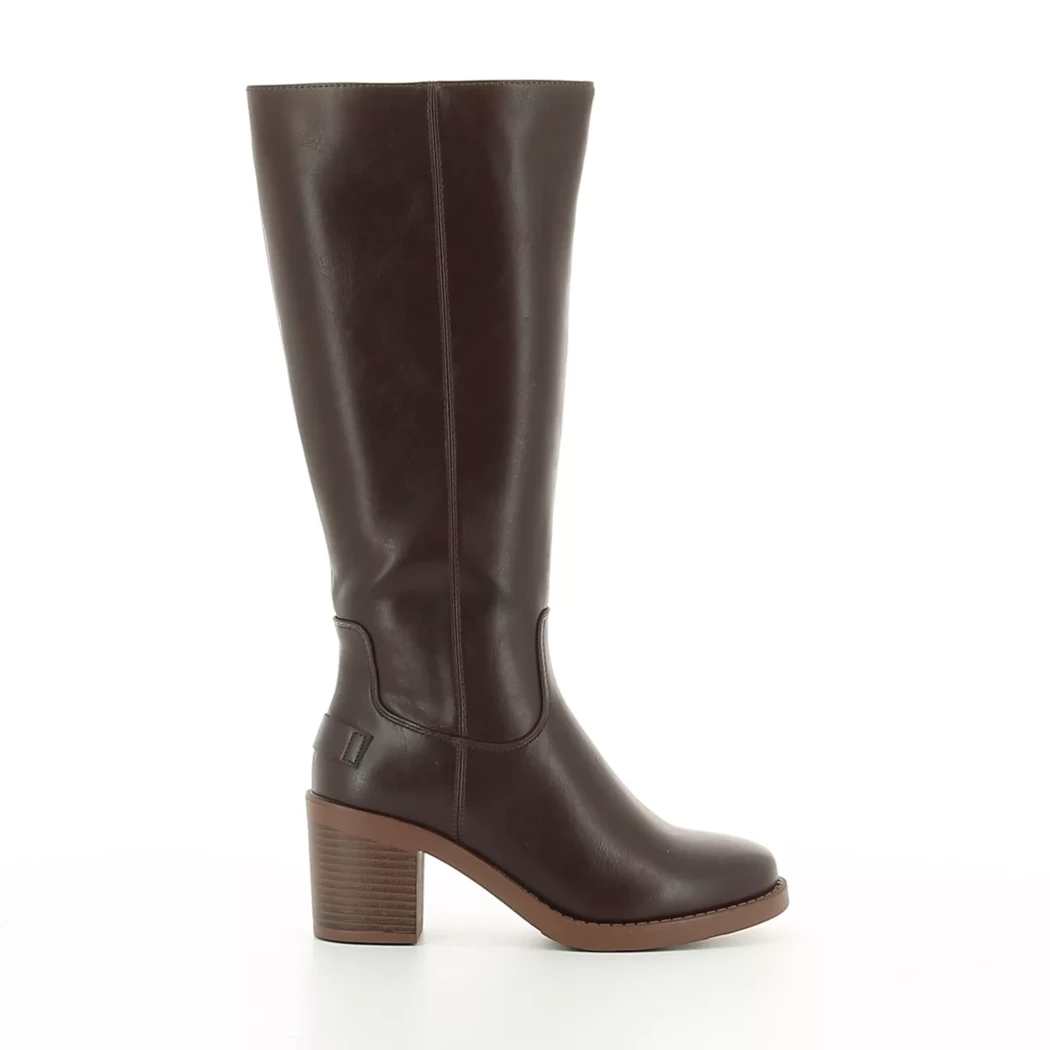 Image (2) de la chaussures Pretty Stories - Bottes Bordeaux en Cuir synthétique