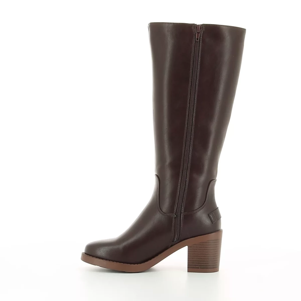 Image (4) de la chaussures Pretty Stories - Bottes Bordeaux en Cuir synthétique