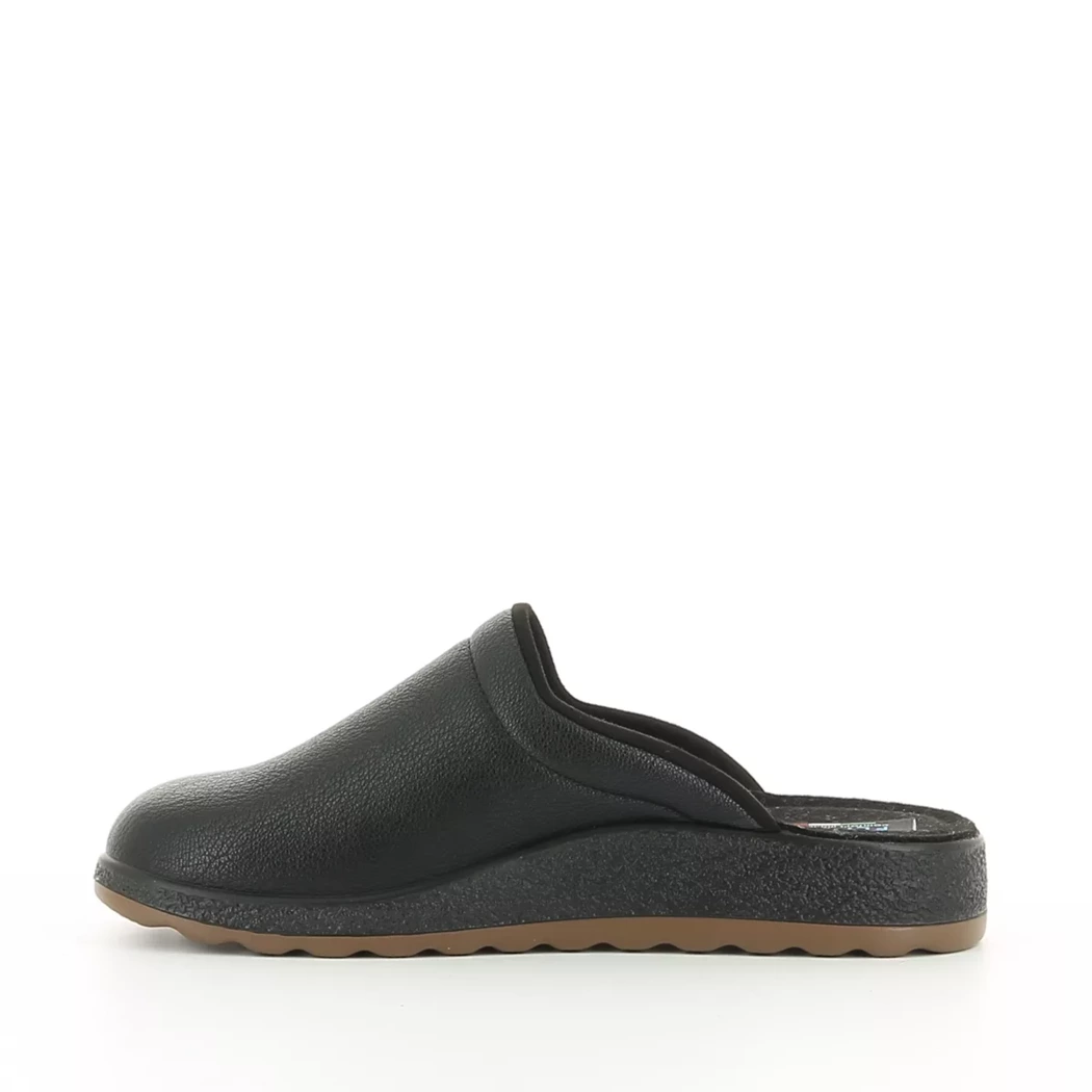 Image (4) de la chaussures Fly Flot - Pantoufles et Chaussons Noir en Cuir synthétique