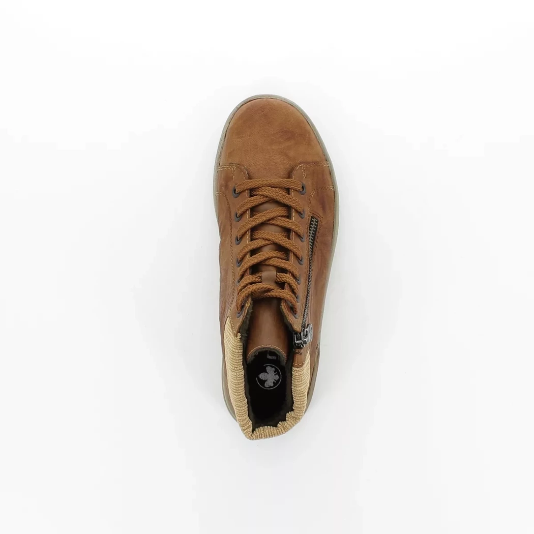 Image (6) de la chaussures Rieker - Bottines Cuir naturel / Cognac en Cuir