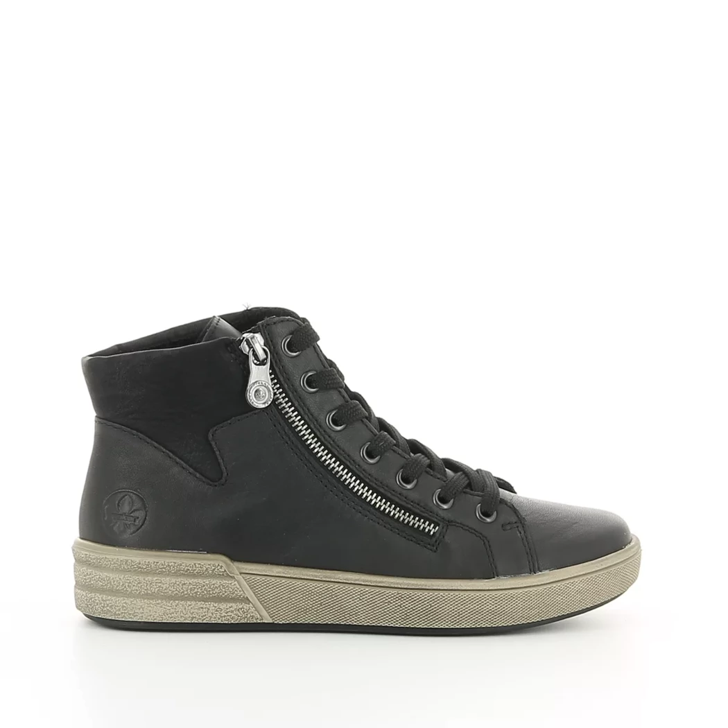 Image (2) de la chaussures Rieker - Bottines Noir en Cuir Image (2) de la chaussures Rieker - Bottines Noir en Cuir