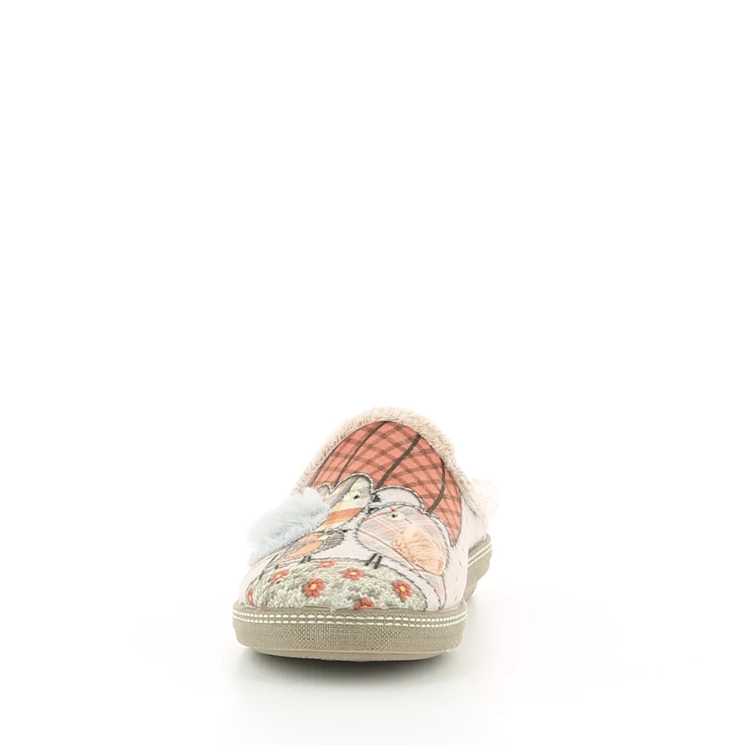 Image (5) de la chaussures La Maison de l'Espadrille - Pantoufles et Chaussons Rose en Textile