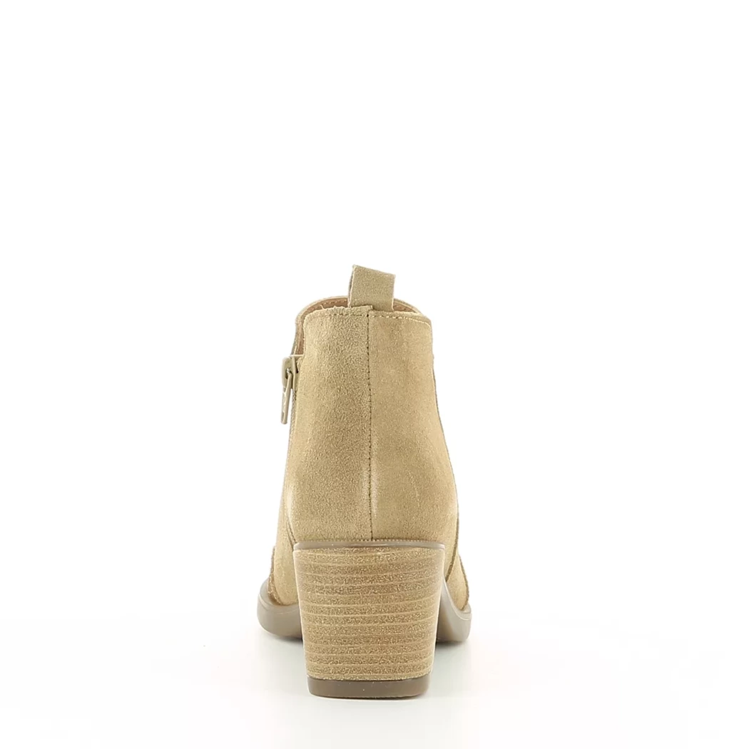 Image (3) de la chaussures Free Monday - Boots Beige en Cuir nubuck