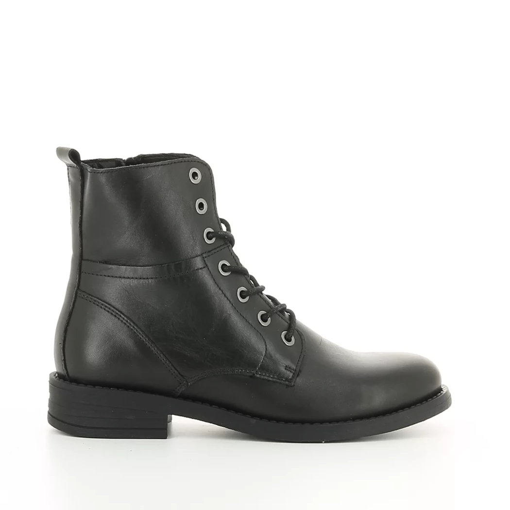 Image (2) de la chaussures Simplement B - Bottines Noir en Cuir