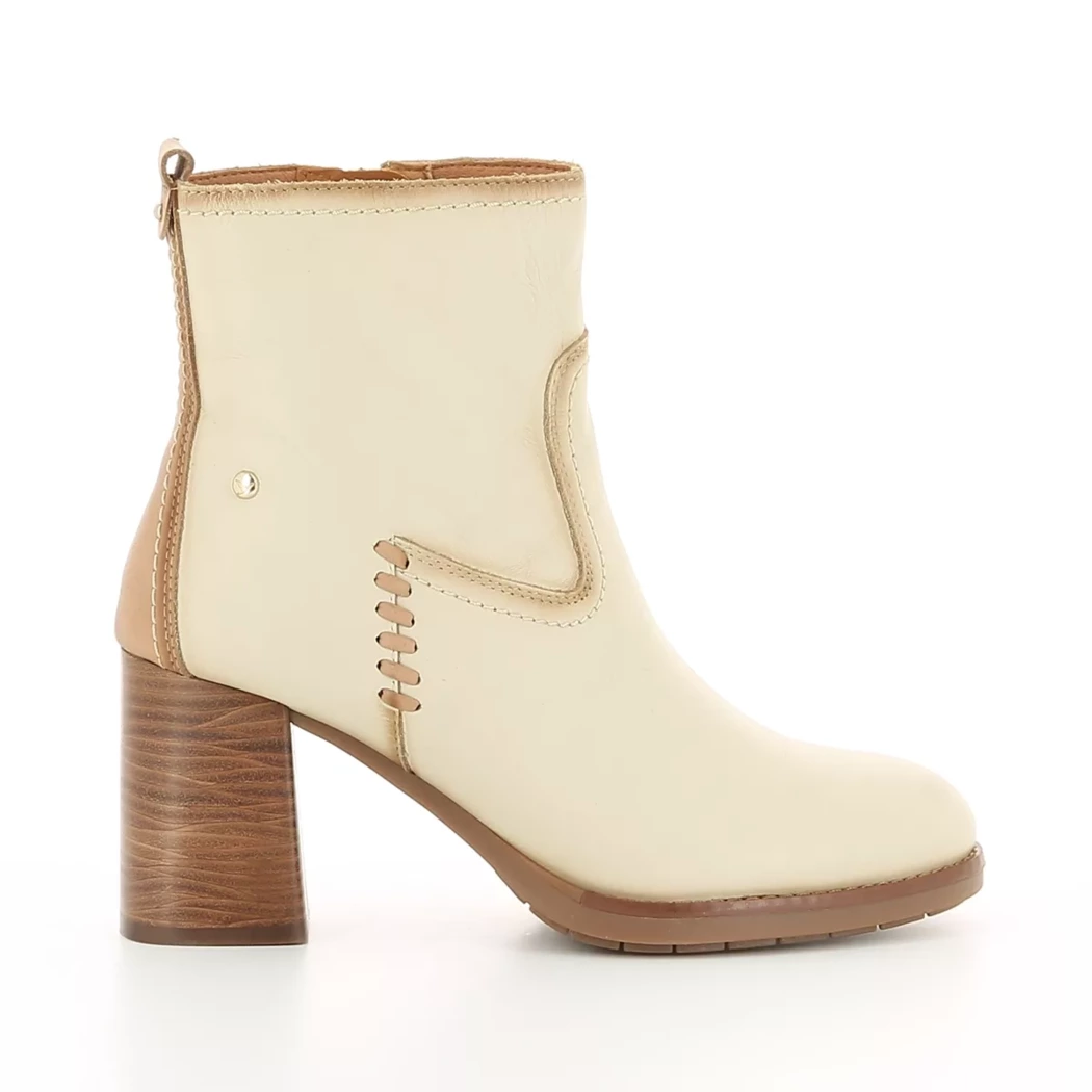 Image (2) de la chaussures Pikolinos - Boots Beige en Cuir