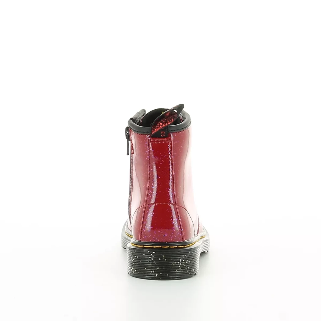 Image (3) de la chaussures Dr. Martens - Bottines Rouge en Cuir vernis Image (3) de la chaussures Dr. Martens - Bottines Rouge en Cuir vernis