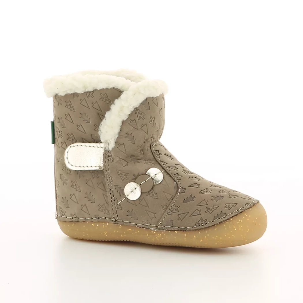 Image (1) de la chaussures Kickers - Boots Taupe en Cuir nubuck Image (1) de la chaussures Kickers - Boots Taupe en Cuir nubuck