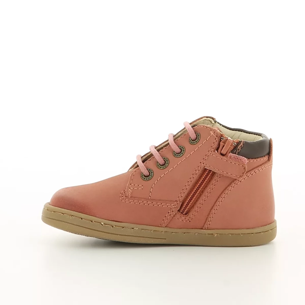 Image (4) de la chaussures Kickers - Bottines Rose en Cuir nubuck Image (4) de la chaussures Kickers - Bottines Rose en Cuir nubuck