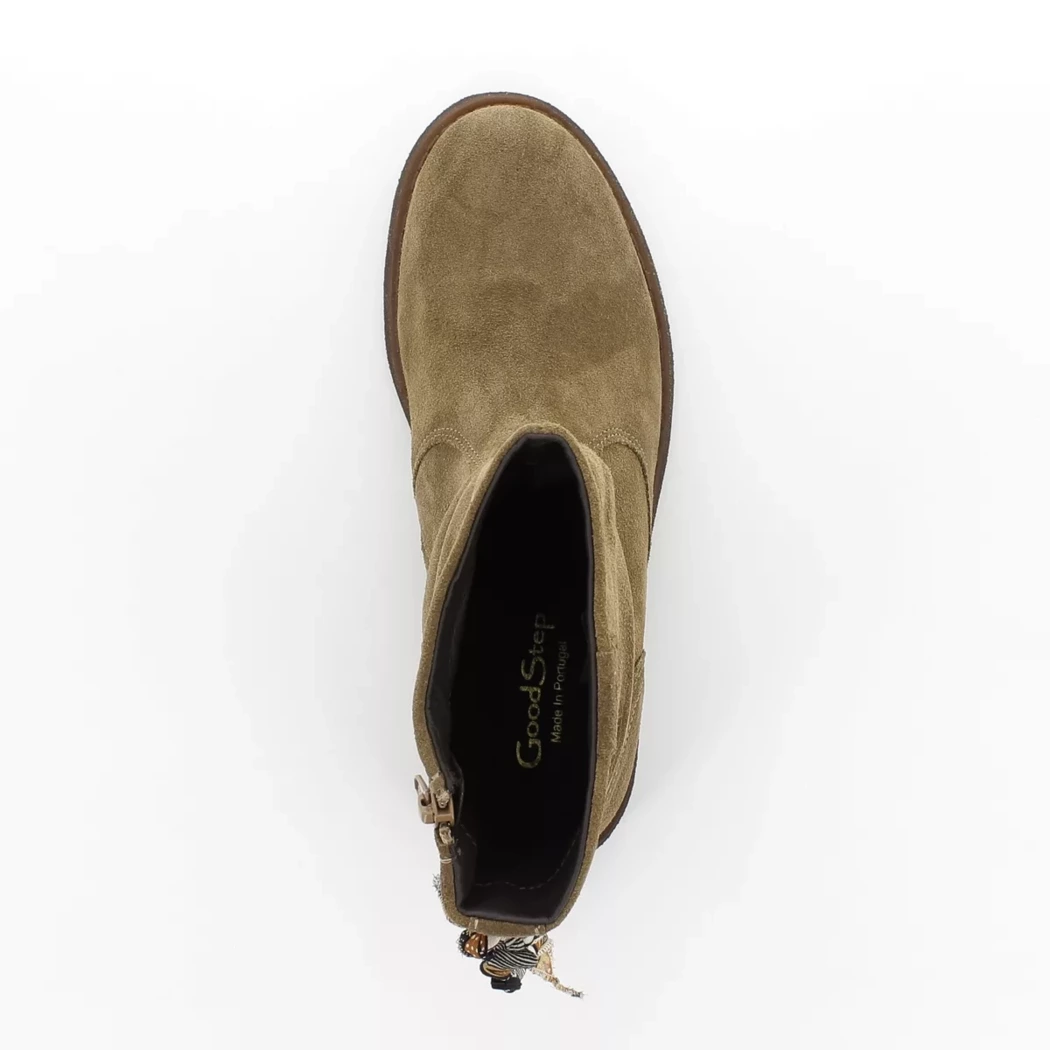 Image (6) de la chaussures Goodstep - Boots Taupe en Cuir nubuck Image (6) de la chaussures Goodstep - Boots Taupe en Cuir nubuck