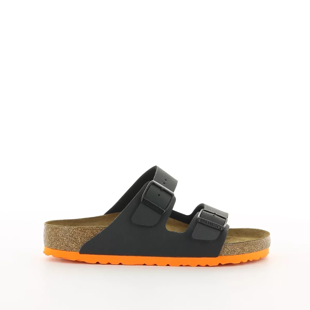 Image (2) de la chaussures Birkenstock - Mules et Sabots Noir en Cuir synthétique Image (2) de la chaussures Birkenstock - Mules et Sabots Noir en Cuir synthétique