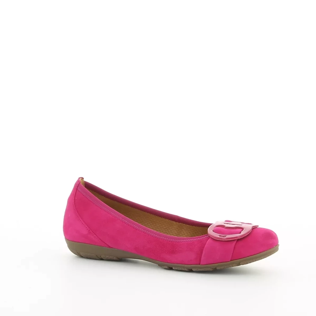 Image (1) de la chaussures Gabor - Ballerines Rose en Cuir nubuck Image (1) de la chaussures Gabor - Ballerines Rose en Cuir nubuck