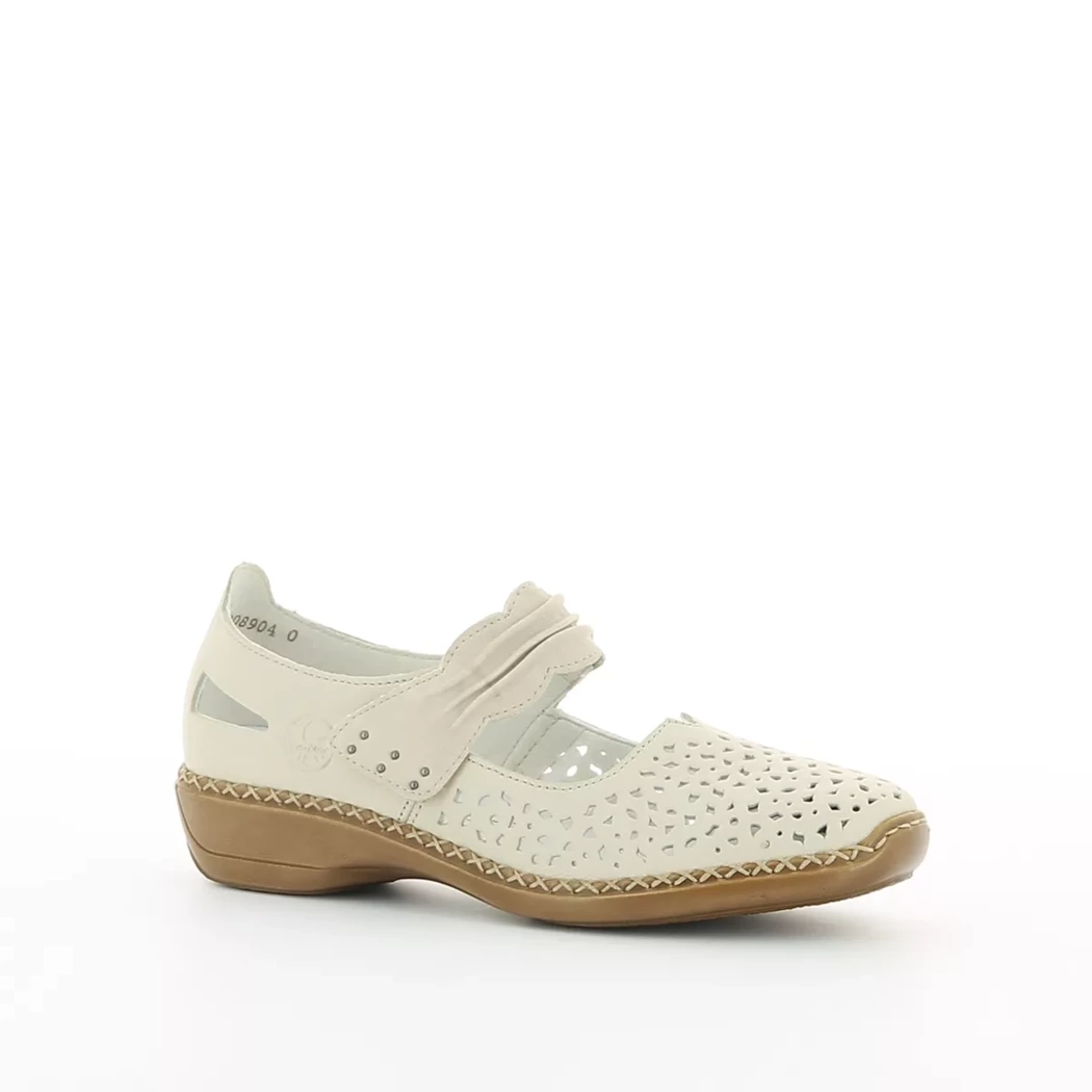 Image (1) de la chaussures Rieker - Escarpins Beige en Cuir