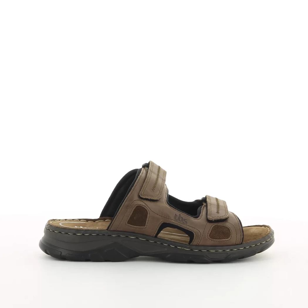 Image (2) de la chaussures Tbs - Mules et Sabots Marron en Cuir Image (2) de la chaussures Tbs - Mules et Sabots Marron en Cuir