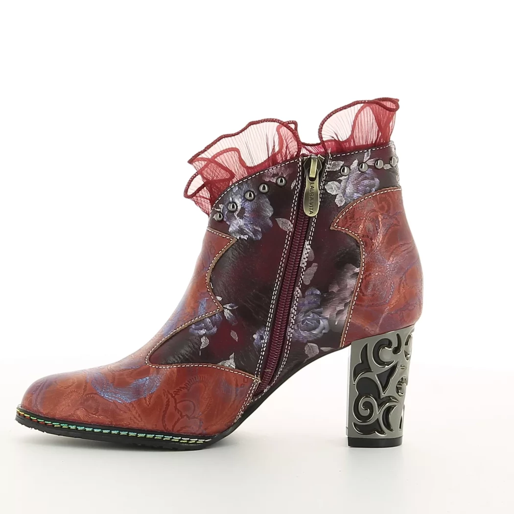 Image (4) de la chaussures Laura Vita - Boots Bordeaux en Cuir Image (4) de la chaussures Laura Vita - Boots Bordeaux en Cuir