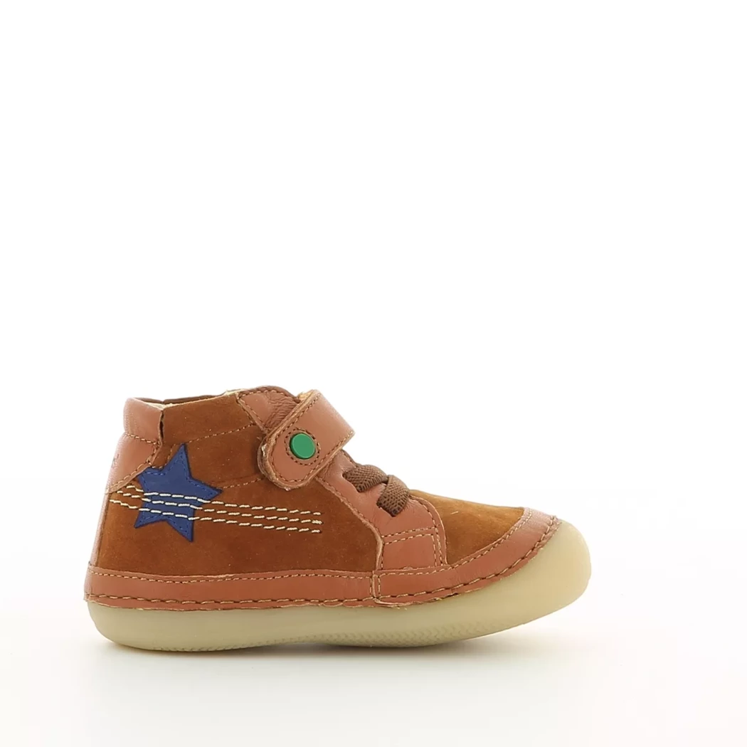 Image (2) de la chaussures Kickers - Bottines Cuir naturel / Cognac en Cuir nubuck Image (2) de la chaussures Kickers - Bottines Cuir naturel / Cognac en Cuir nubuck