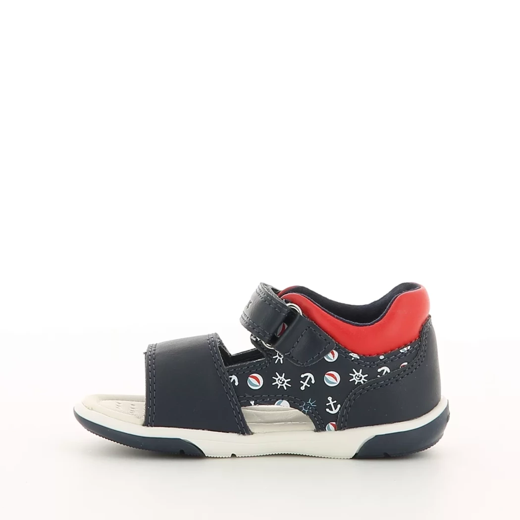 Image (4) de la chaussures Geox - Sandales et Nu-Pieds Bleu en Cuir synthétique