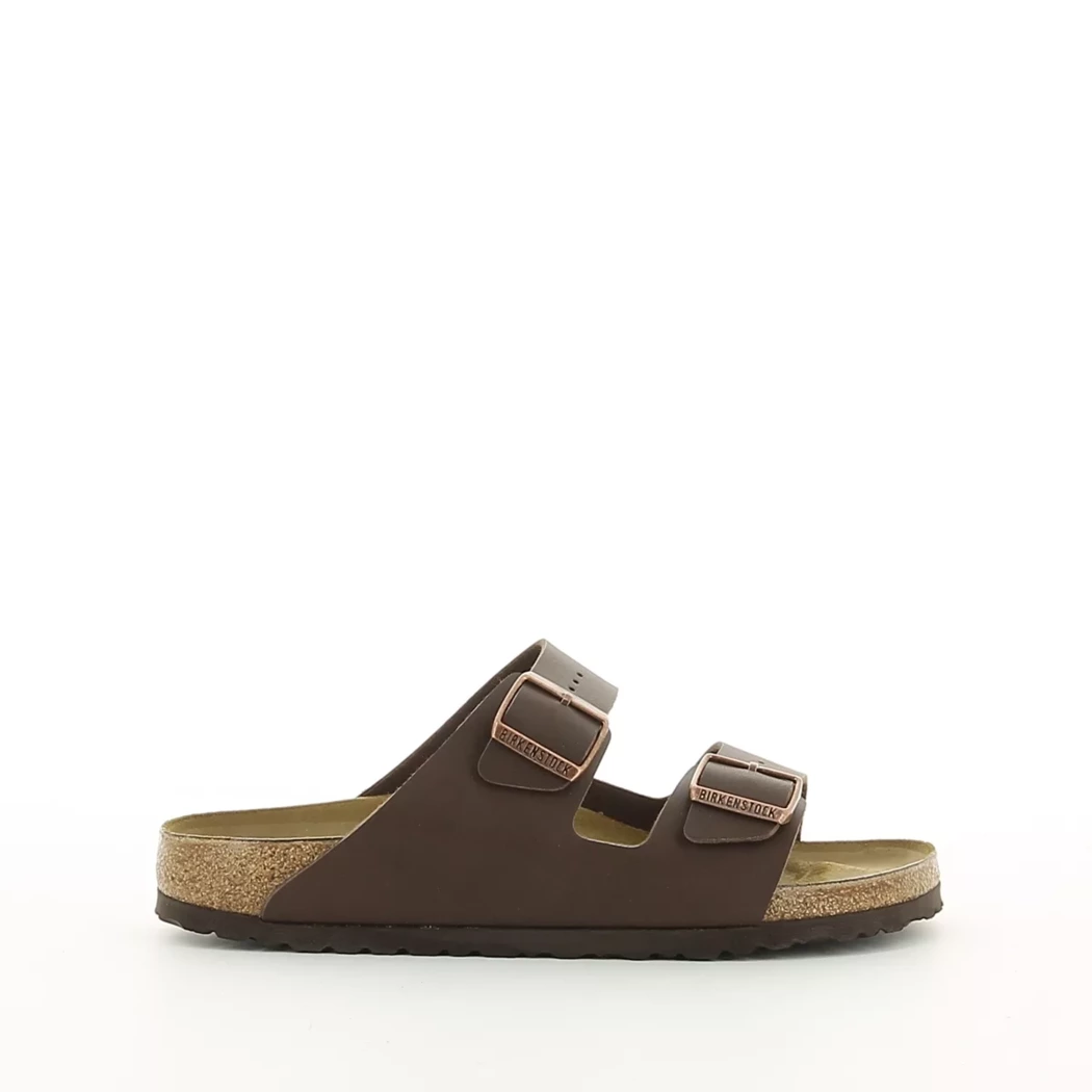 Image (2) de la chaussures Birkenstock - Mules et Sabots Marron en Cuir synthétique Image (2) de la chaussures Birkenstock - Mules et Sabots Marron en Cuir synthétique
