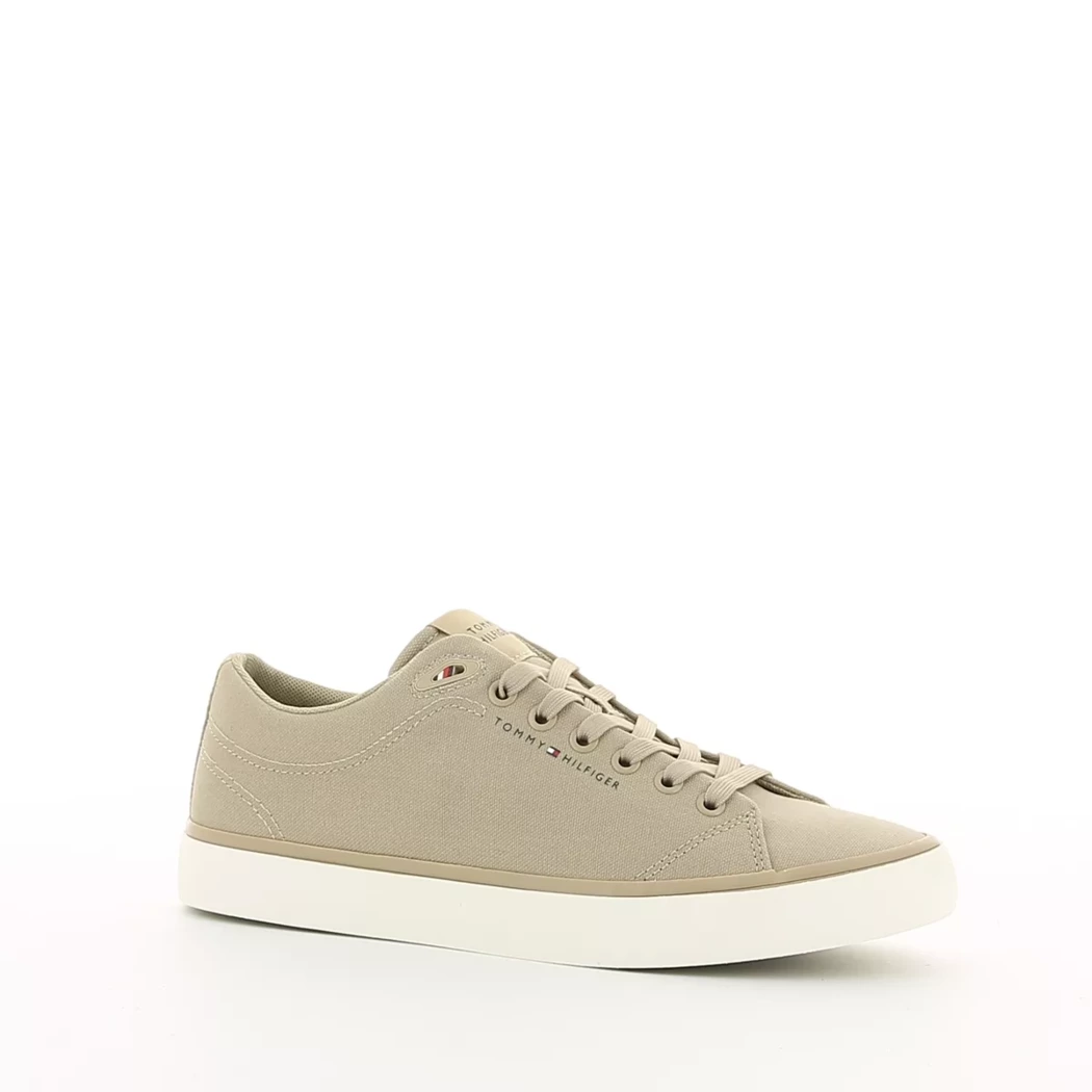 Image (1) de la chaussures Tommy Hilfiger - Baskets Beige en Textile