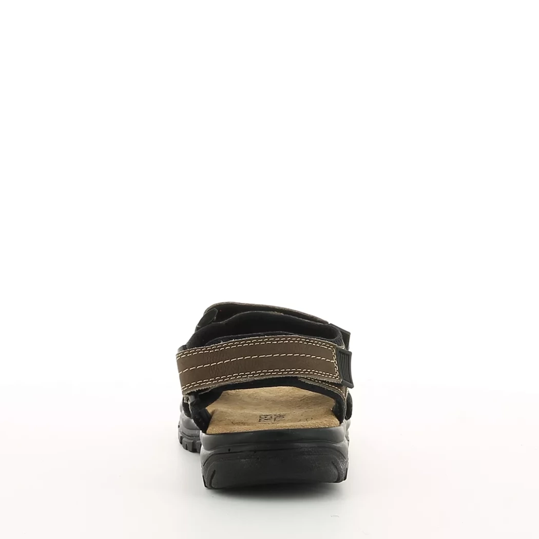 Image (3) de la chaussures Trek Stone - Sandales et Nu-Pieds Marron en Cuir