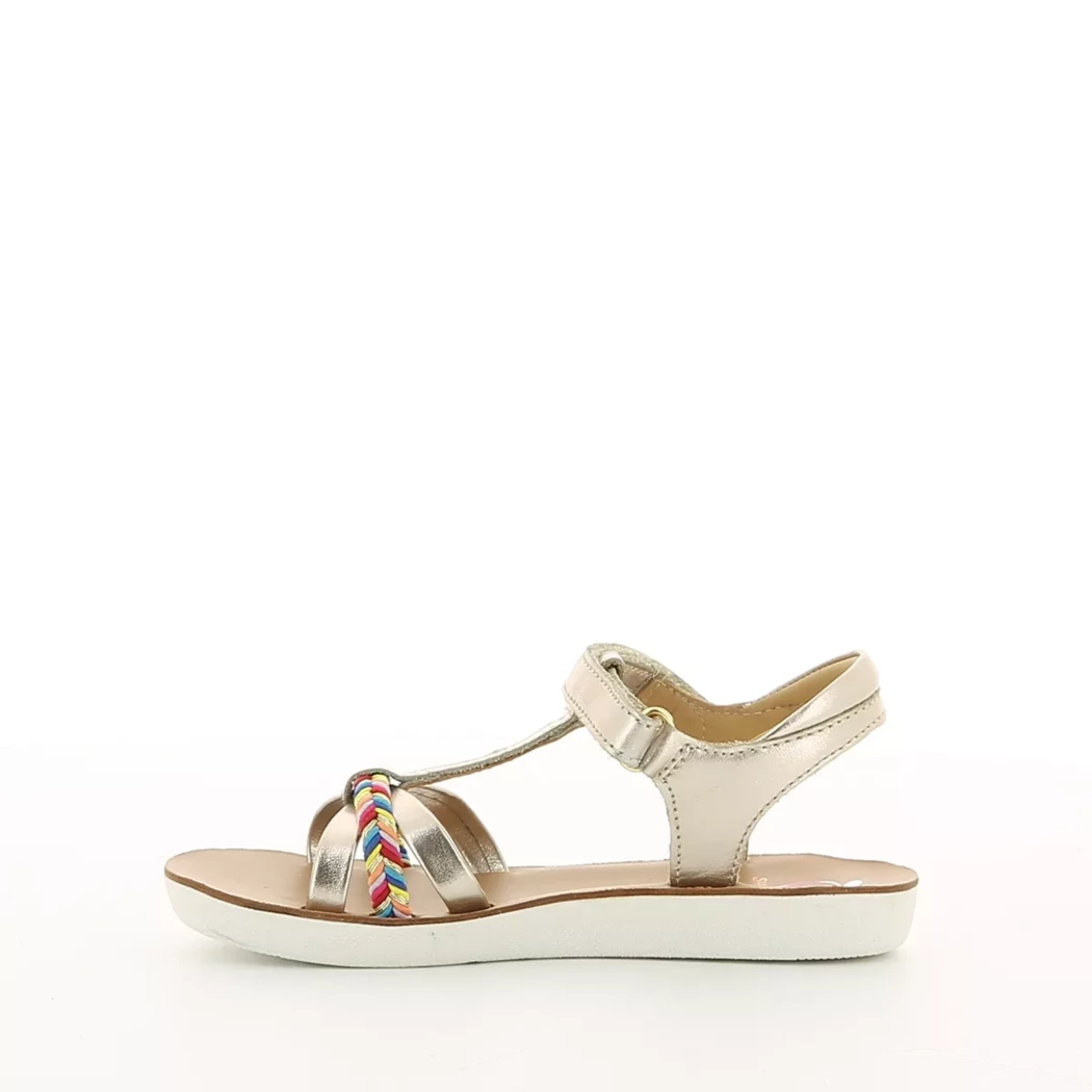 Image (4) de la chaussures Shoo pom - Sandales et Nu-Pieds Or / Bronze / Platine en Cuir Image (4) de la chaussures Shoo pom - Sandales et Nu-Pieds Or / Bronze / Platine en Cuir