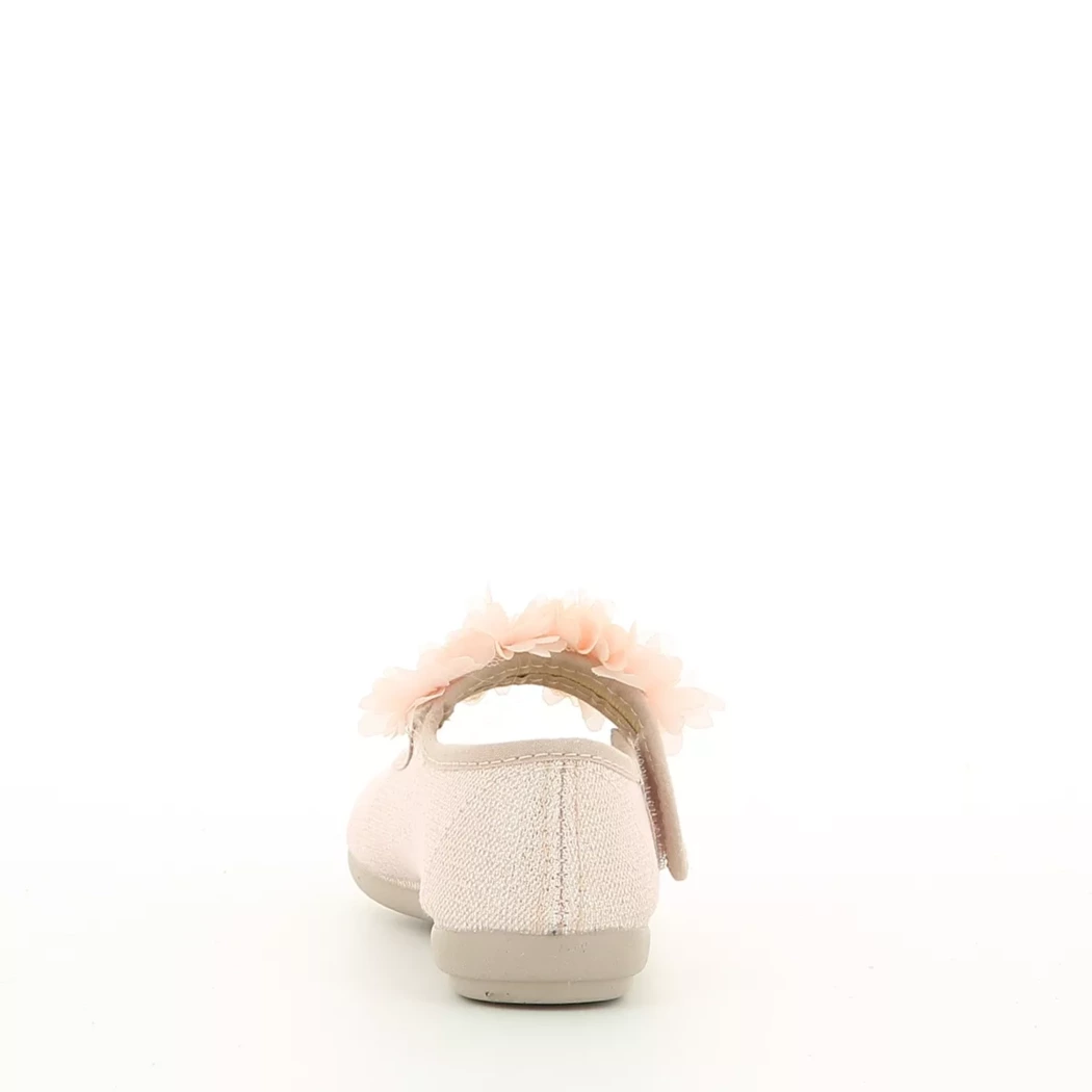 Image (3) de la chaussures Vul ladi - Ballerines Rose en Textile