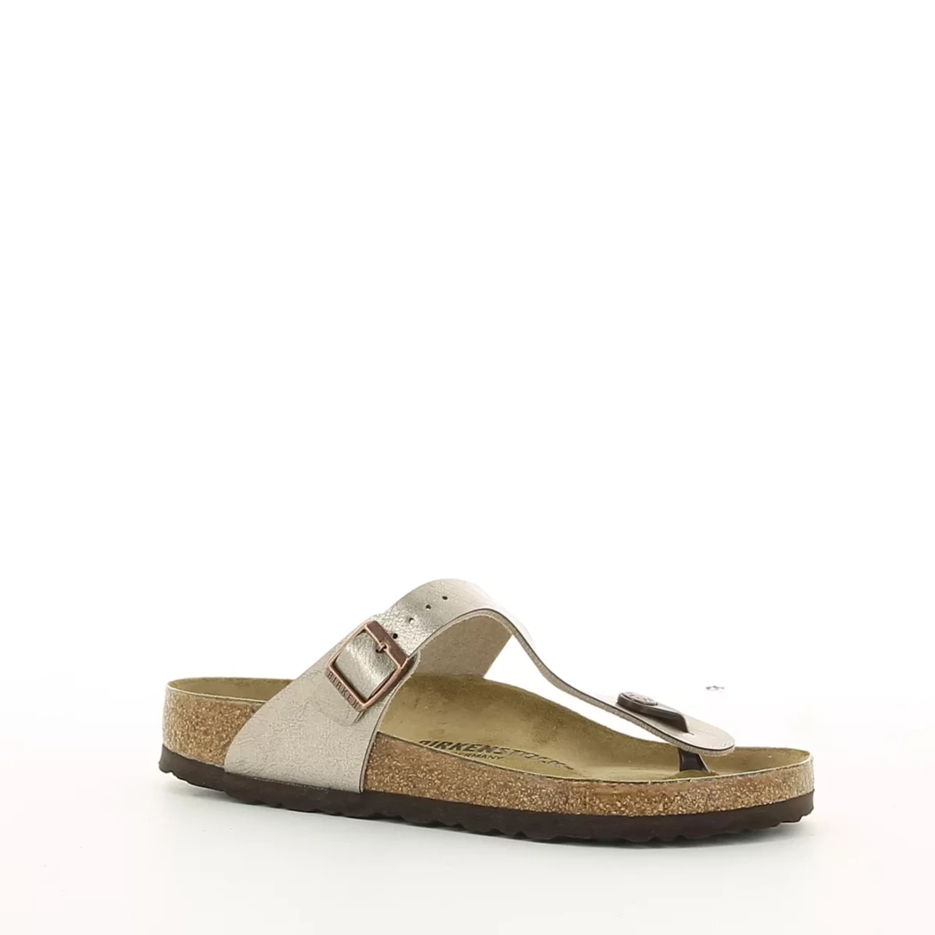 Image (1) de la chaussures Birkenstock - Mules et Sabots Taupe en Cuir synthétique Image (1) de la chaussures Birkenstock - Mules et Sabots Taupe en Cuir synthétique