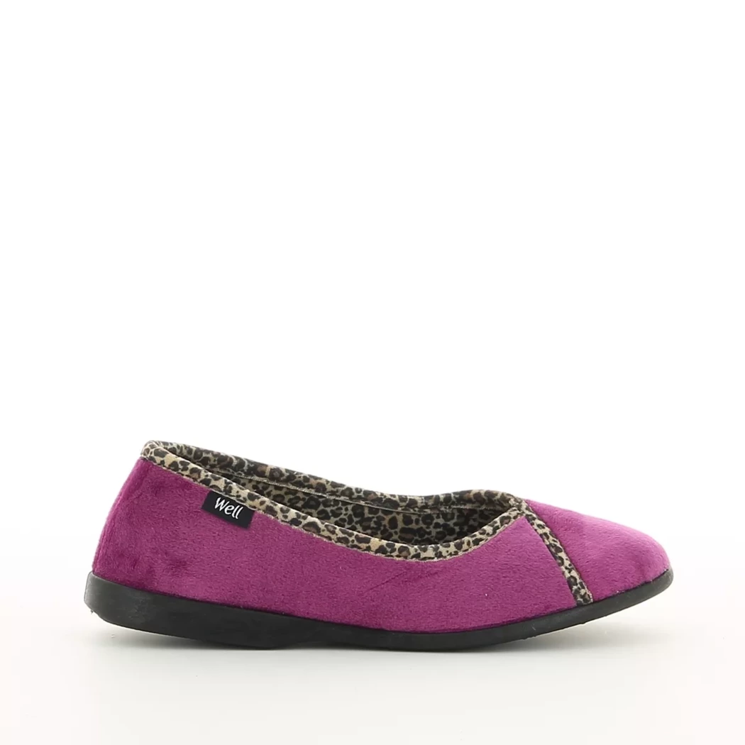 Image (2) de la chaussures Well - Pantoufles et Chaussons Violet / Lilas en Textile Image (2) de la chaussures Well - Pantoufles et Chaussons Violet / Lilas en Textile
