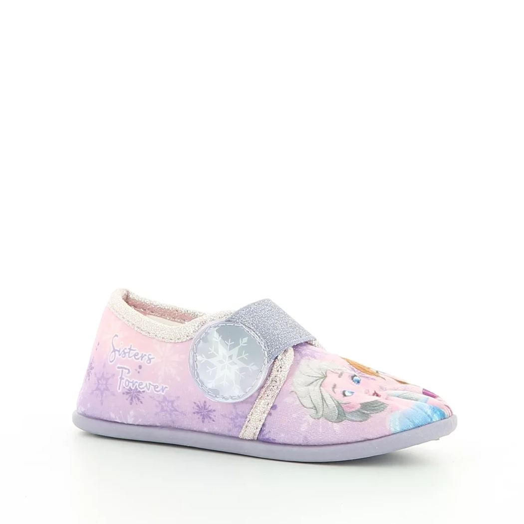Image (1) de la chaussures Frozen - Pantoufles et Chaussons Violet / Lilas en Textile