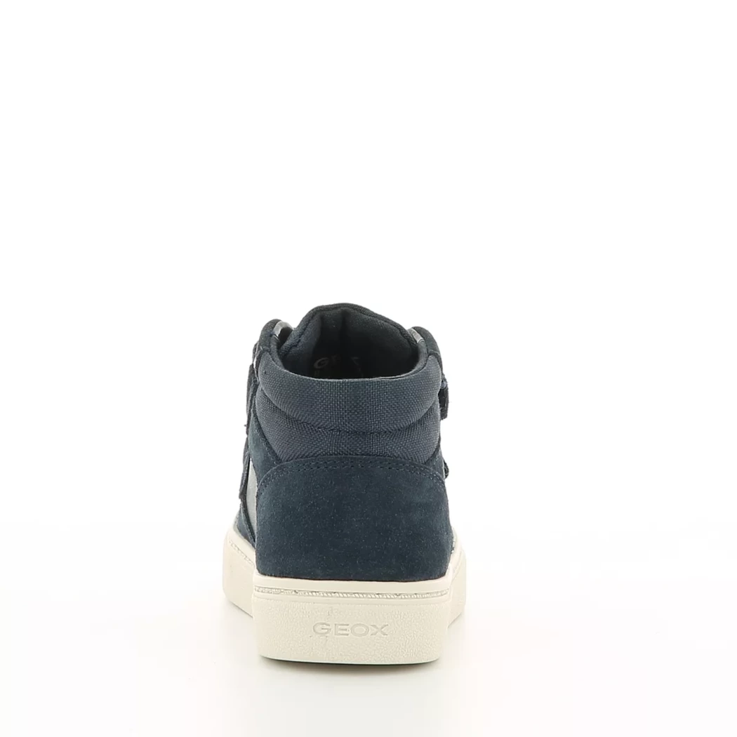 Image (3) de la chaussures Geox - Bottines Bleu en Cuir nubuck