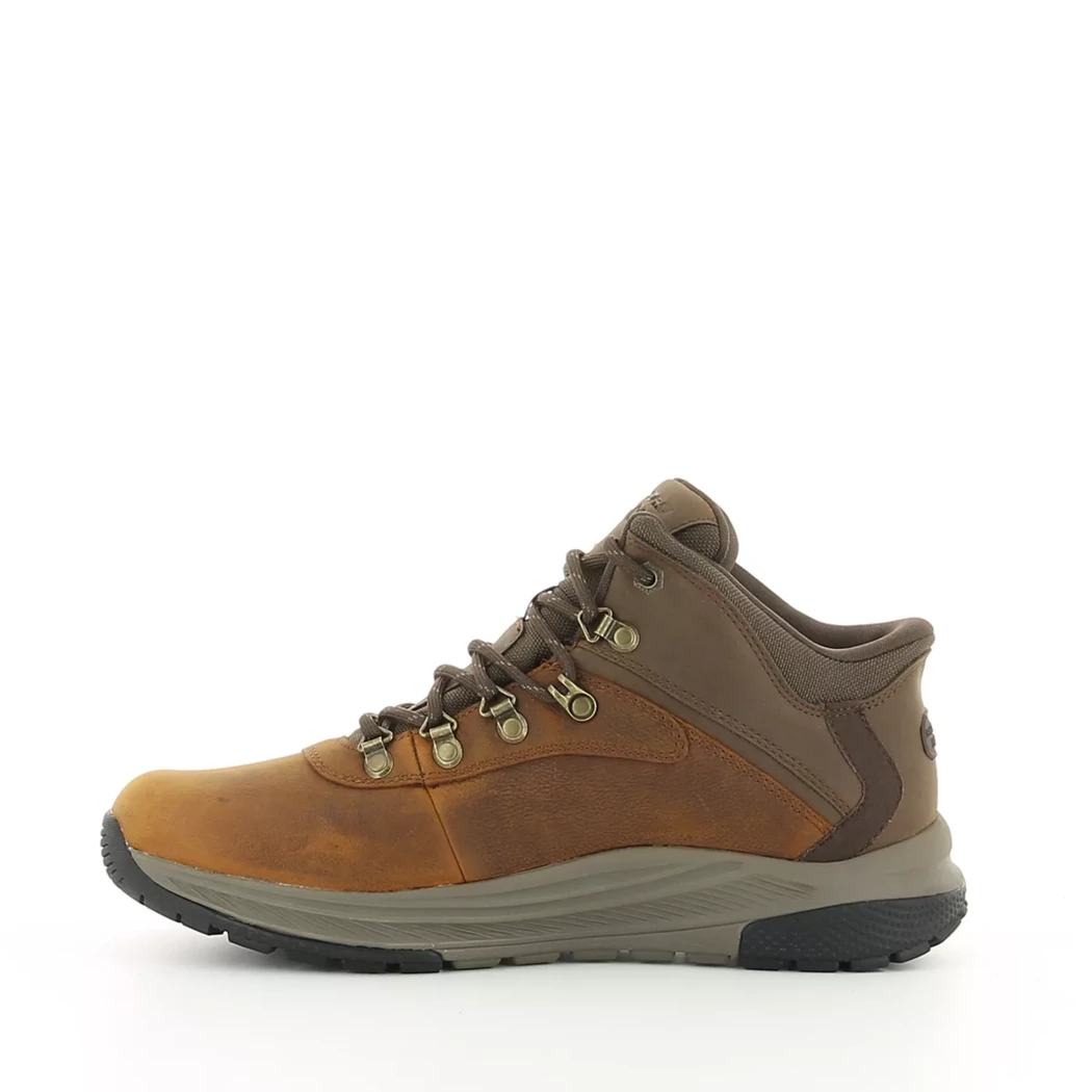 Image (4) de la chaussures Skechers - Bottines Cuir naturel / Cognac en Cuir synthétique